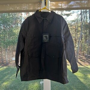 NEW WITH TAGS MENS FILSON LINED TIN CRUISER JACKET XL CINDER